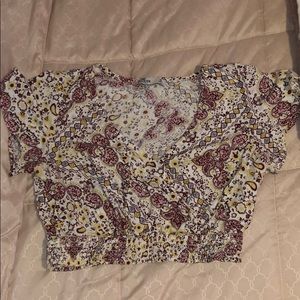 Hollister Crop Top Floral